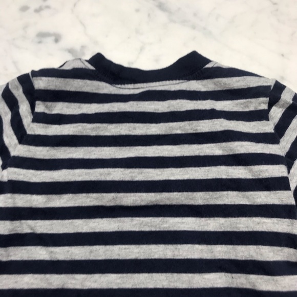 Carter's Navy Blue Striped Anchor Print One-Piece - Picture 7 of 7